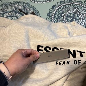 ESSENTIALS FEAR OF GOD crew neck sweater size S